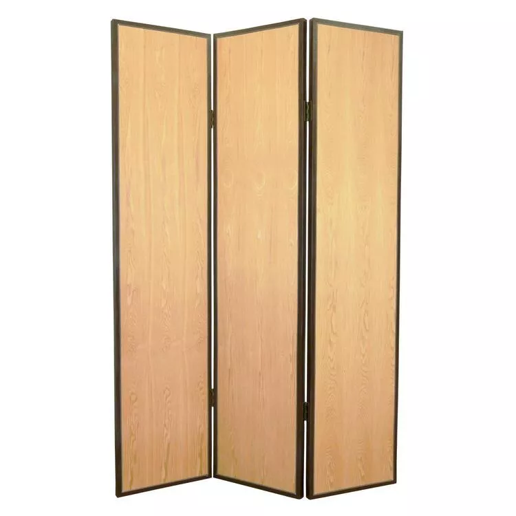 Transitional Maple Wood Room Divider Screen - Screen Gems