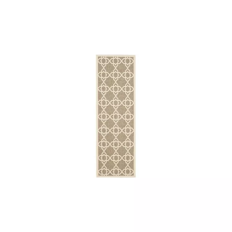 Transitional Polypropylene Rugs Brown/Beige 5x7 Rectangular - Safavieh