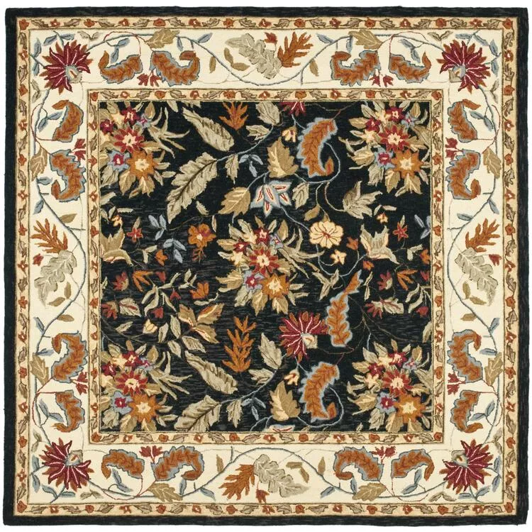 Transitional Rug - Chelsea Wool Pile -Black