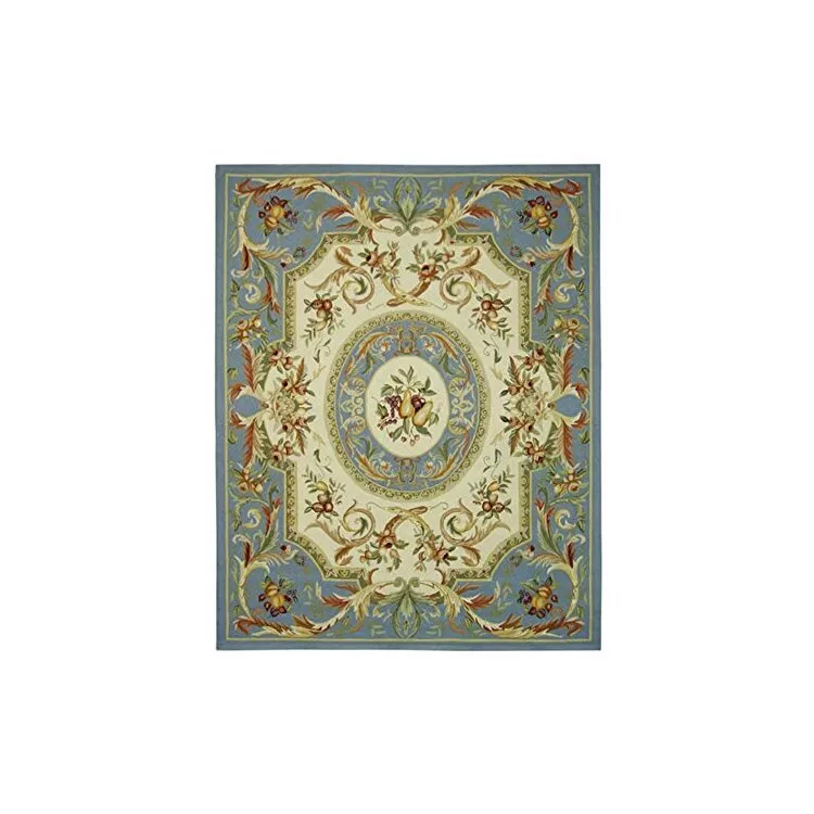 Transitional Rug - Chelsea Wool Pile -Blue Style-C