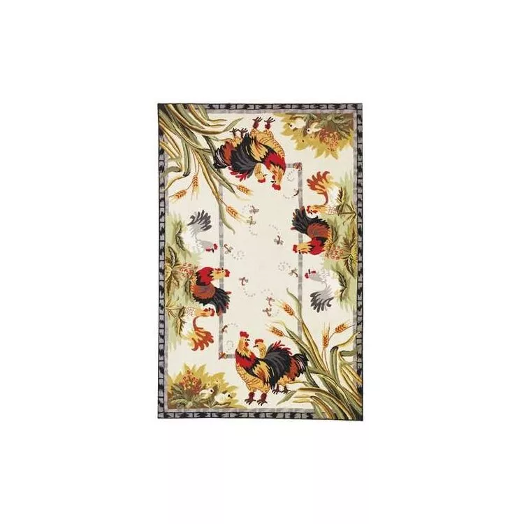 Transitional Rug - Chelsea Wool Pile -Ivory Style-N