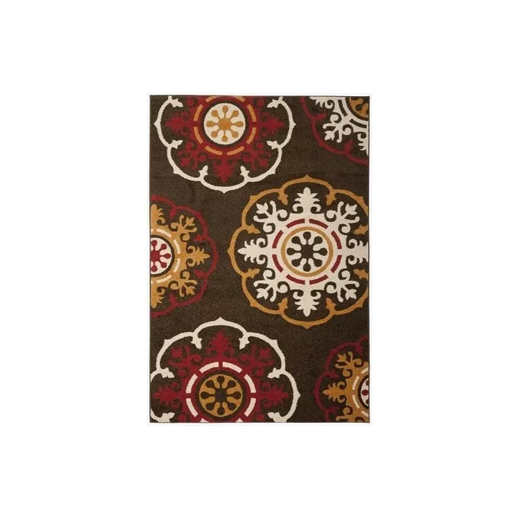 Transitional Rug - Newbury Polypropylene -Brown/Red