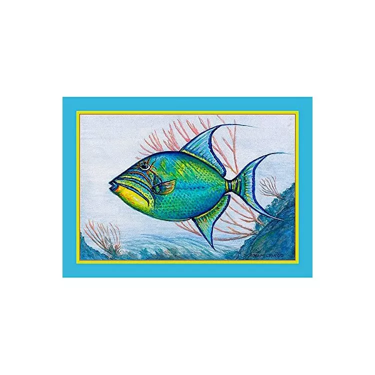 Trigger Fish Place Mat Set of 4