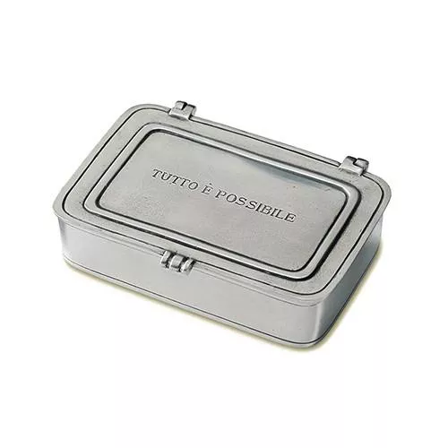 “Tutto è Possibile” Anything is Possible Box by Match Pewter