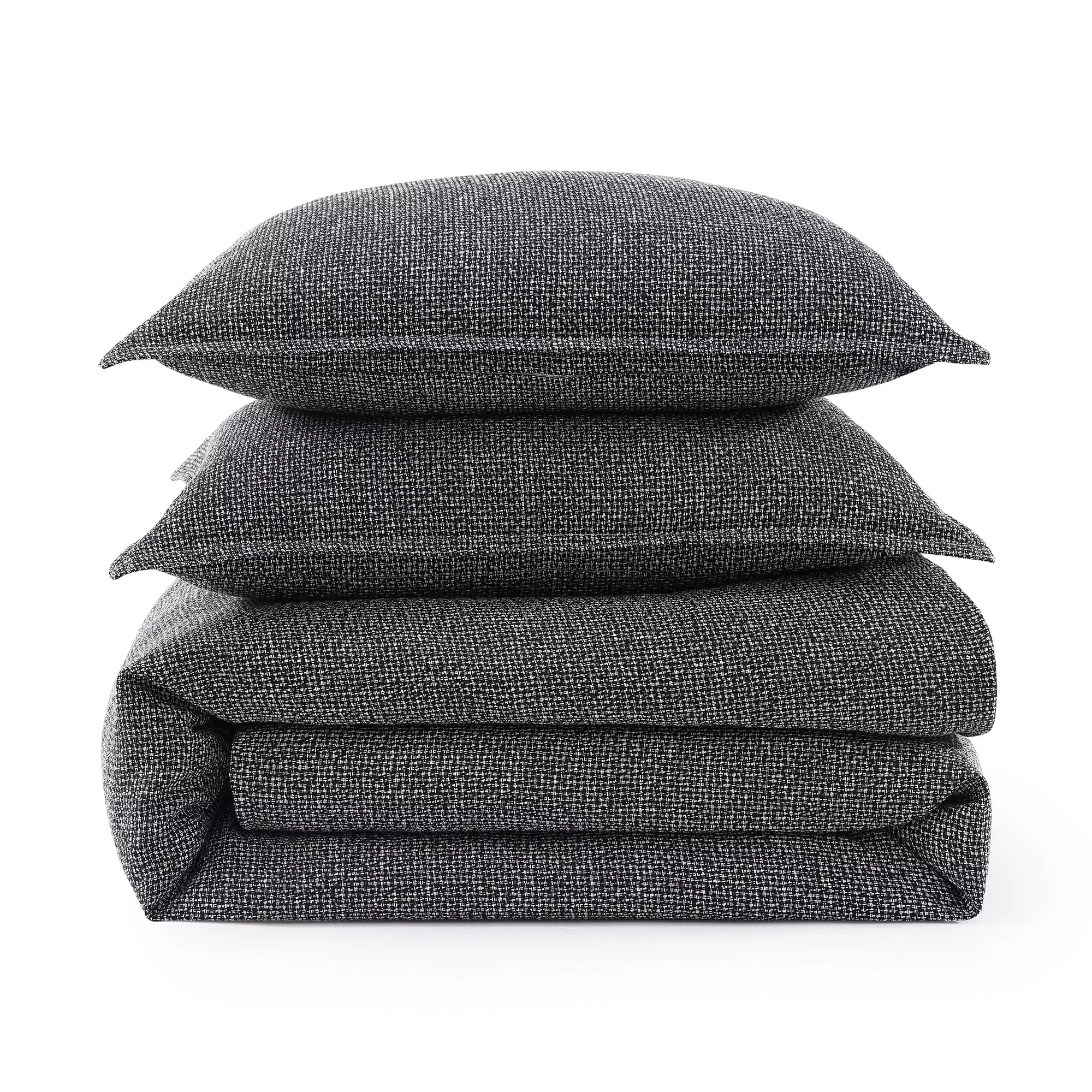 Tweed Black King Comforter Set
