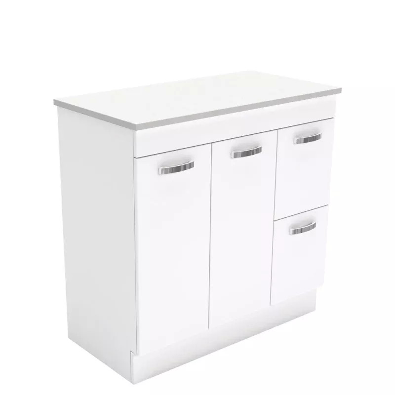 UniCab 900 Vanity on Kickboard, Right Hand Drawers