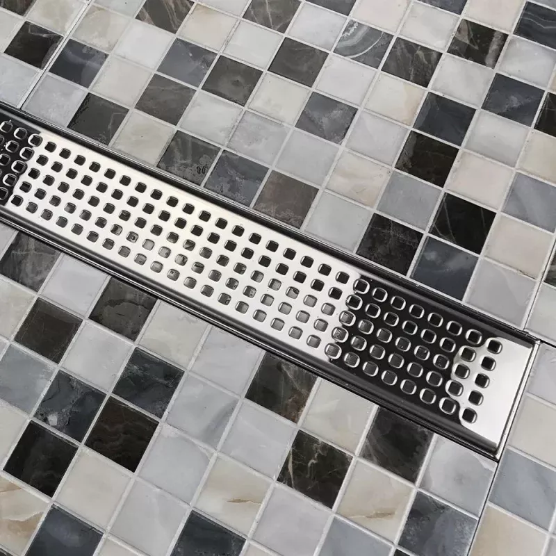 Upington Linear Shower Drain - End Outlet