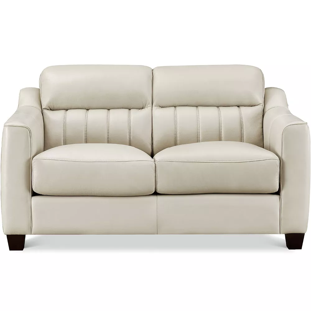 Uptown Top Grain Leather Loveseat