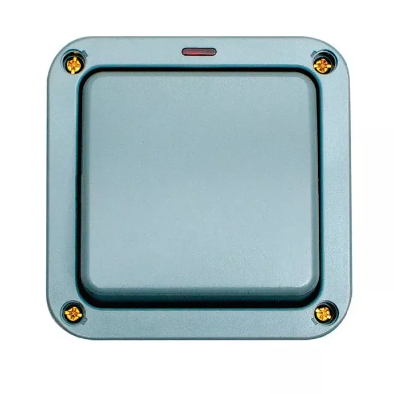 Utility 1 Gang Switch - Grey