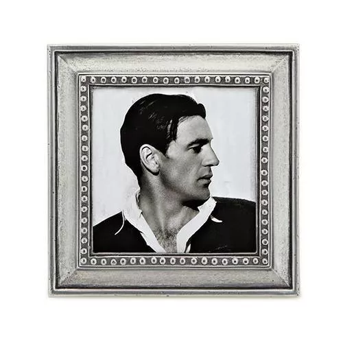 Veneto Large Square Photo Frame, 7" by Match Pewter