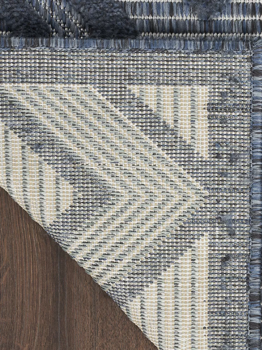 Versatile NRV01 Navy/Blue 2' x 4' Rug