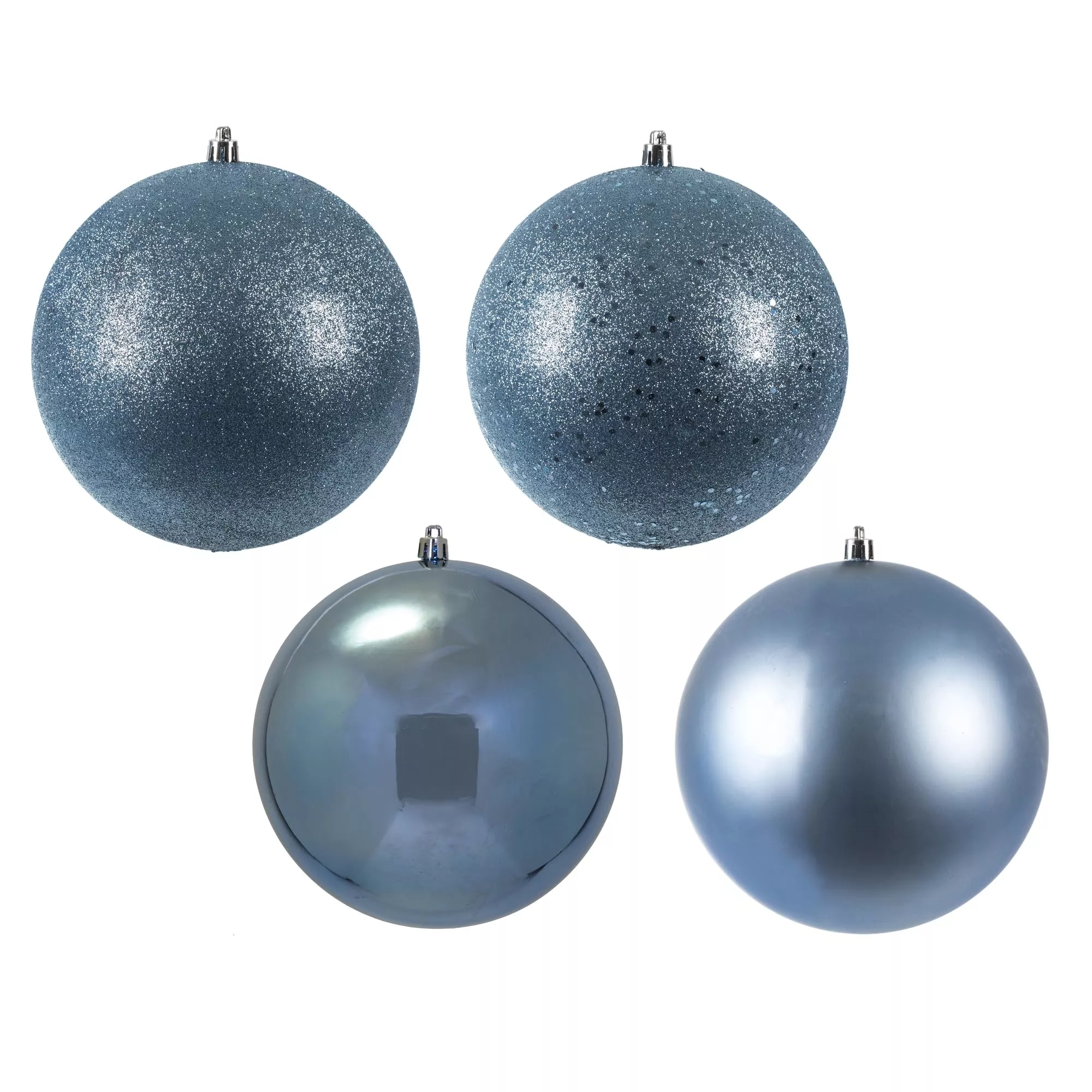 Vickerman Periwinkle 4 Finish Ball Orn 4/Box -