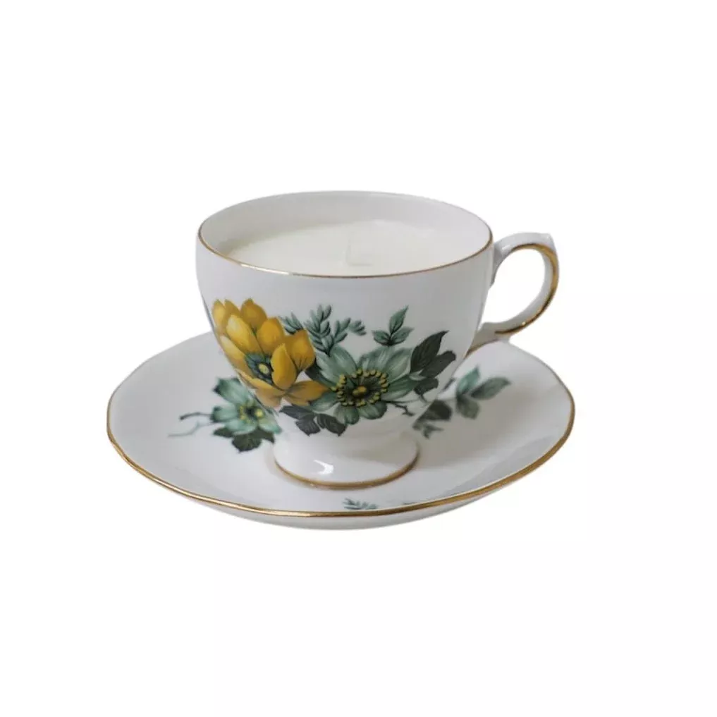 Vintage Tea Cup Candle