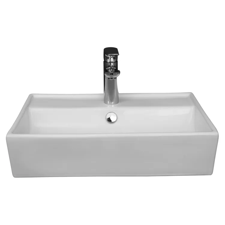 Vitreous China Wall Hung Basin Rectangular 22 - Barclay Products