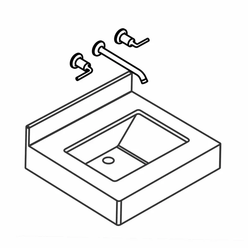 Wall Mount Faucet Configuration