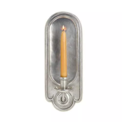 Wall Sconce, Tall by Match Pewter