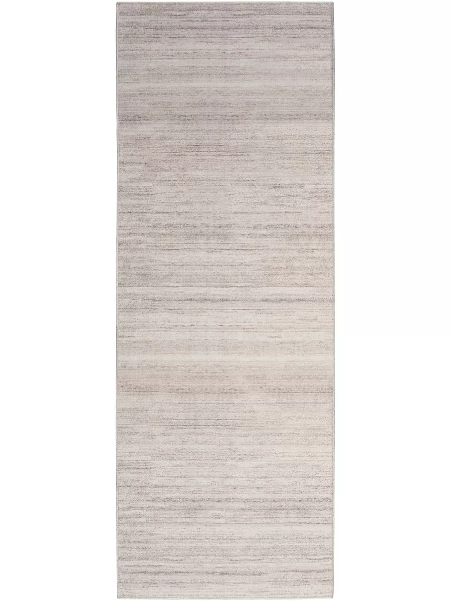Washable Essentials WAE01 Ivory/Mocha 2'2" x 10' Rug