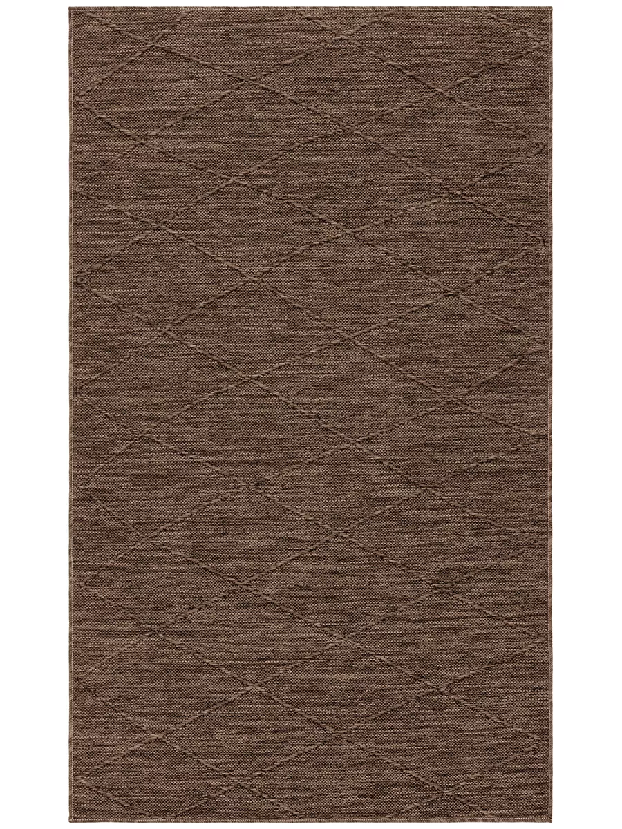 Washable Solutions WSL01 Mocha 3' x 5' Rug