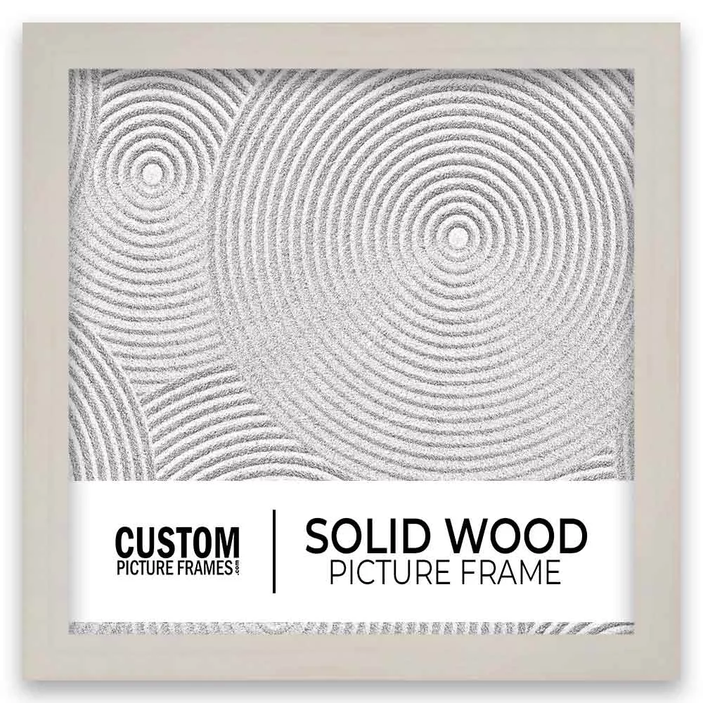 White Washed Square Picture Frame