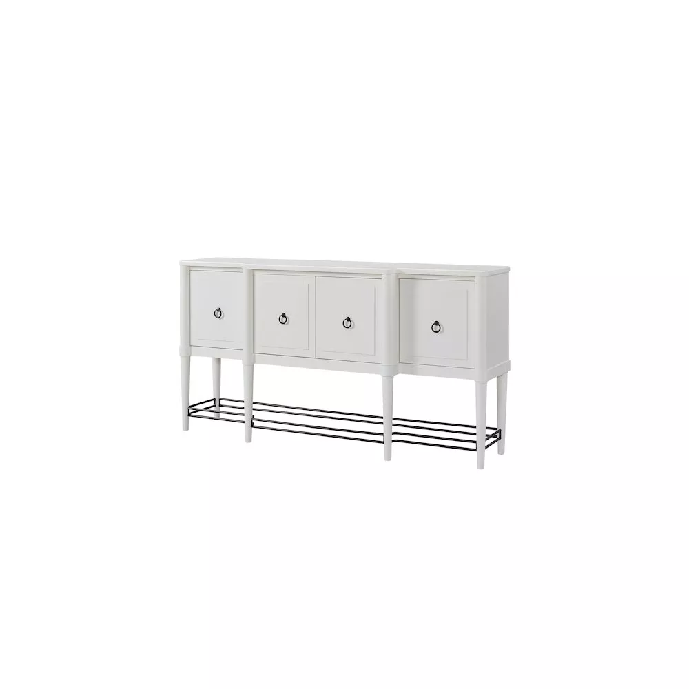Wilmington Breakfront Side Board-White