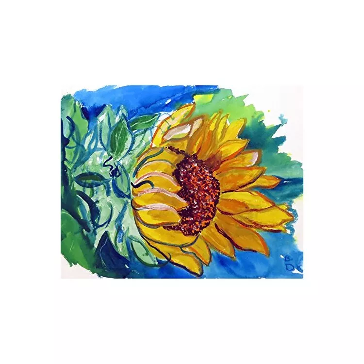 Windy Sunflower Door Mat 18x26