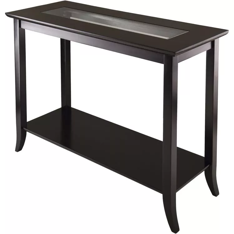 Winsome Genoa Rectangular Console Table, Espresso