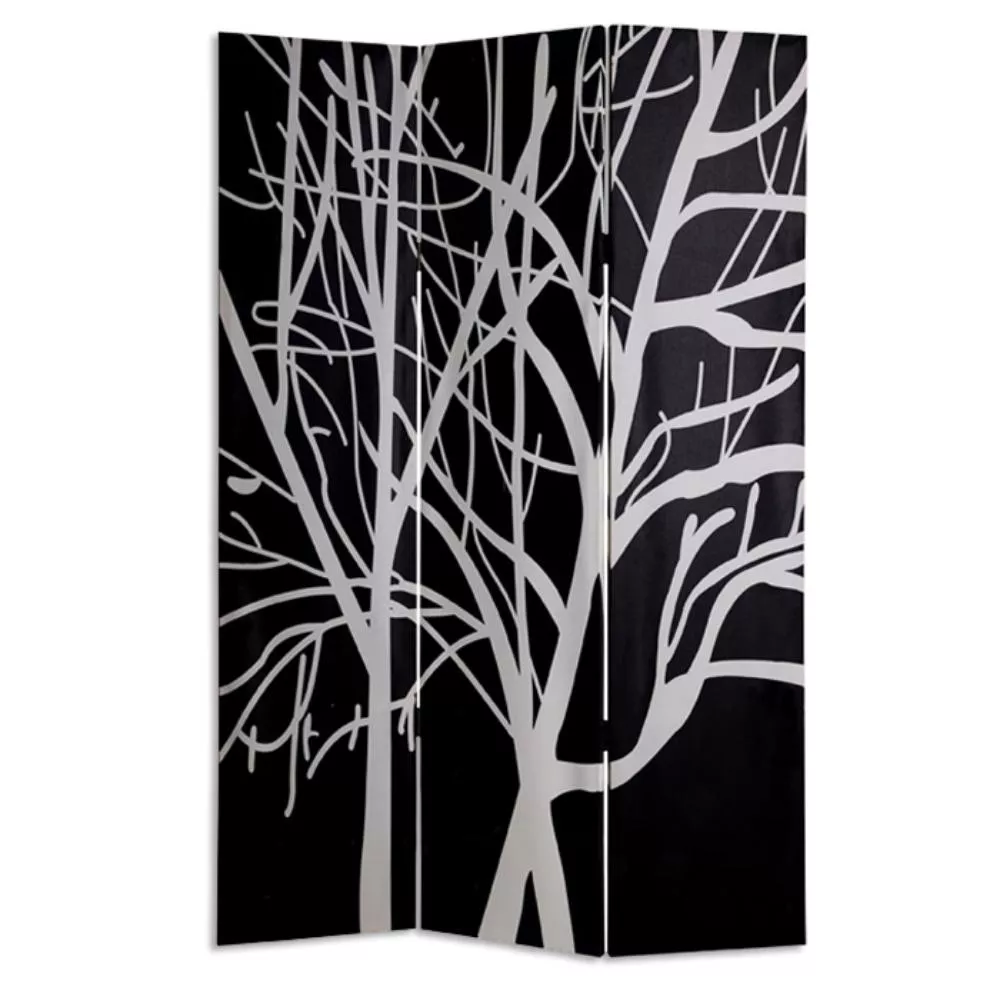 Wood Frame Canvas Tranquillity Screen for Calm and Stylish Room Division