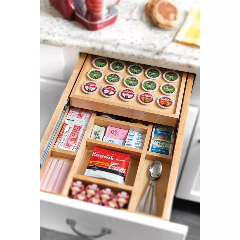 Wood Tiered K-Cup Drawer