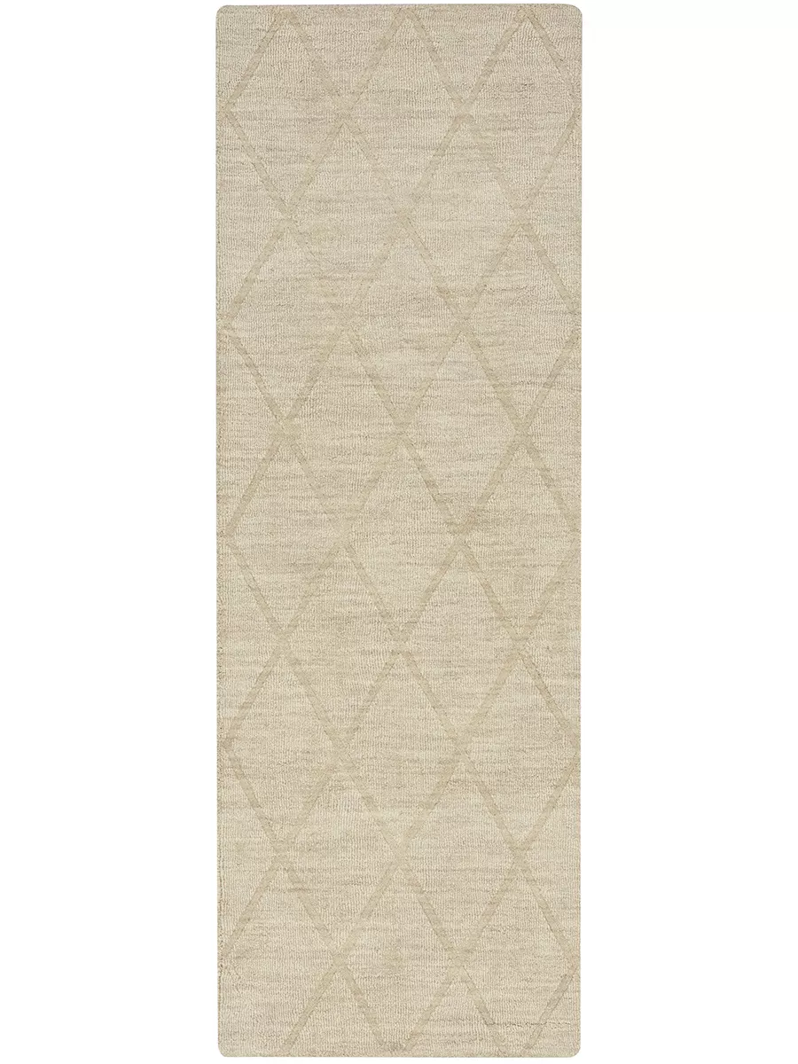Wool Haven WOH01 Beige 2' x 6' Rug