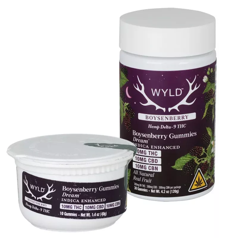 WYLD D9 Blend Gummies 3:1 D9, CBD, & CBN