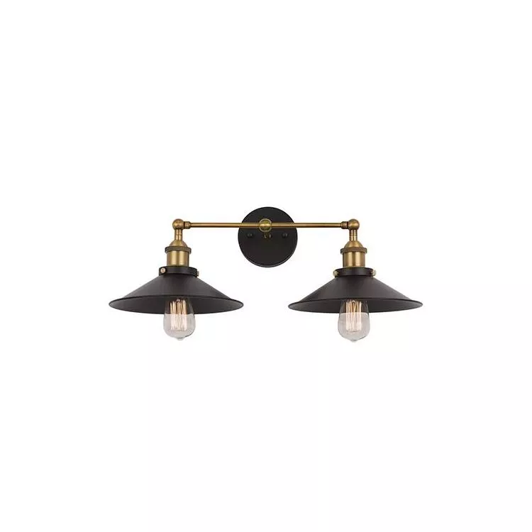 Yosemite Home Decor Modern Two Light Sconce Wall Lighting Fixture