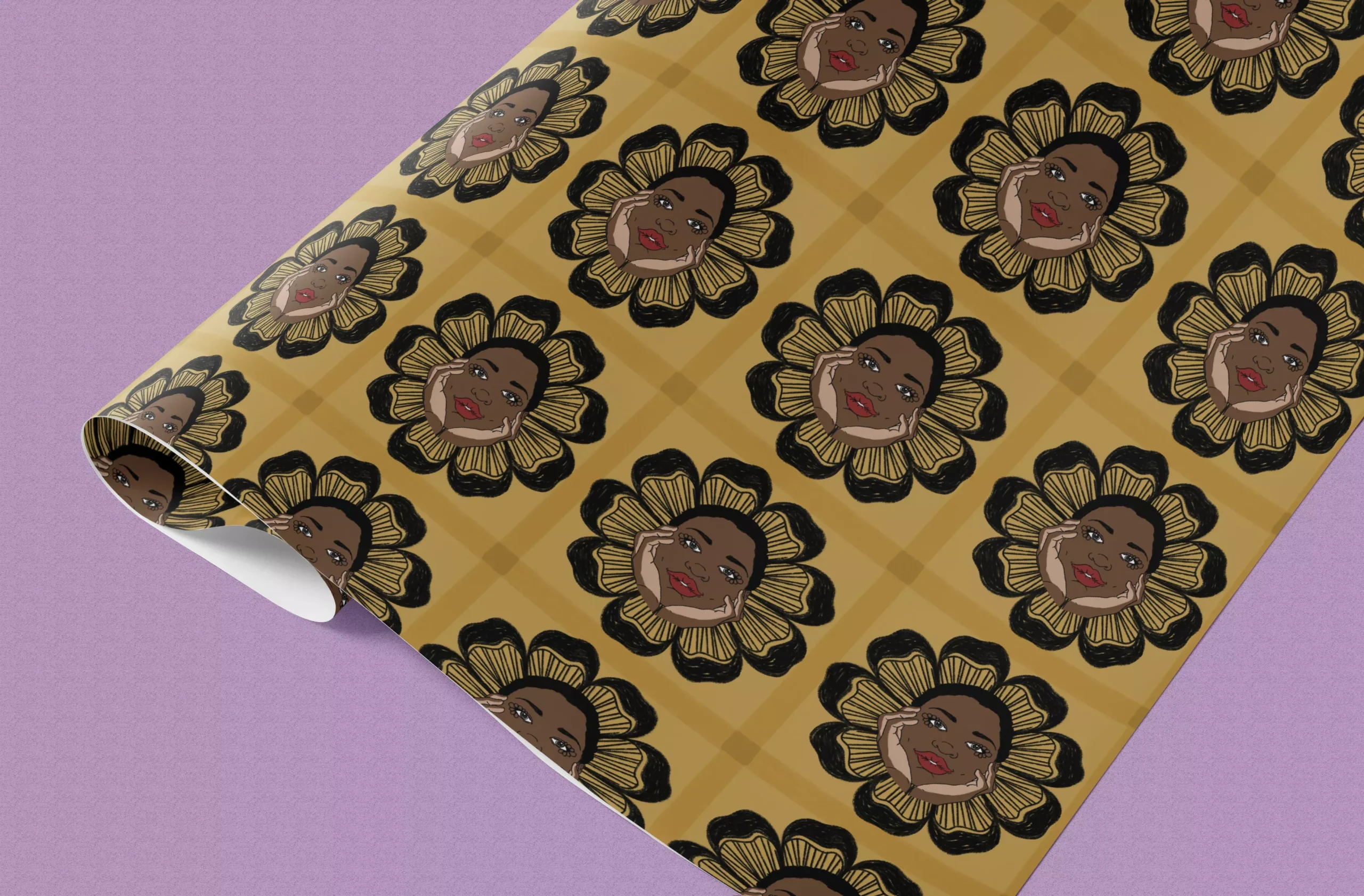 You Bloom in the Sun Gift Wrap-DorcasCreates