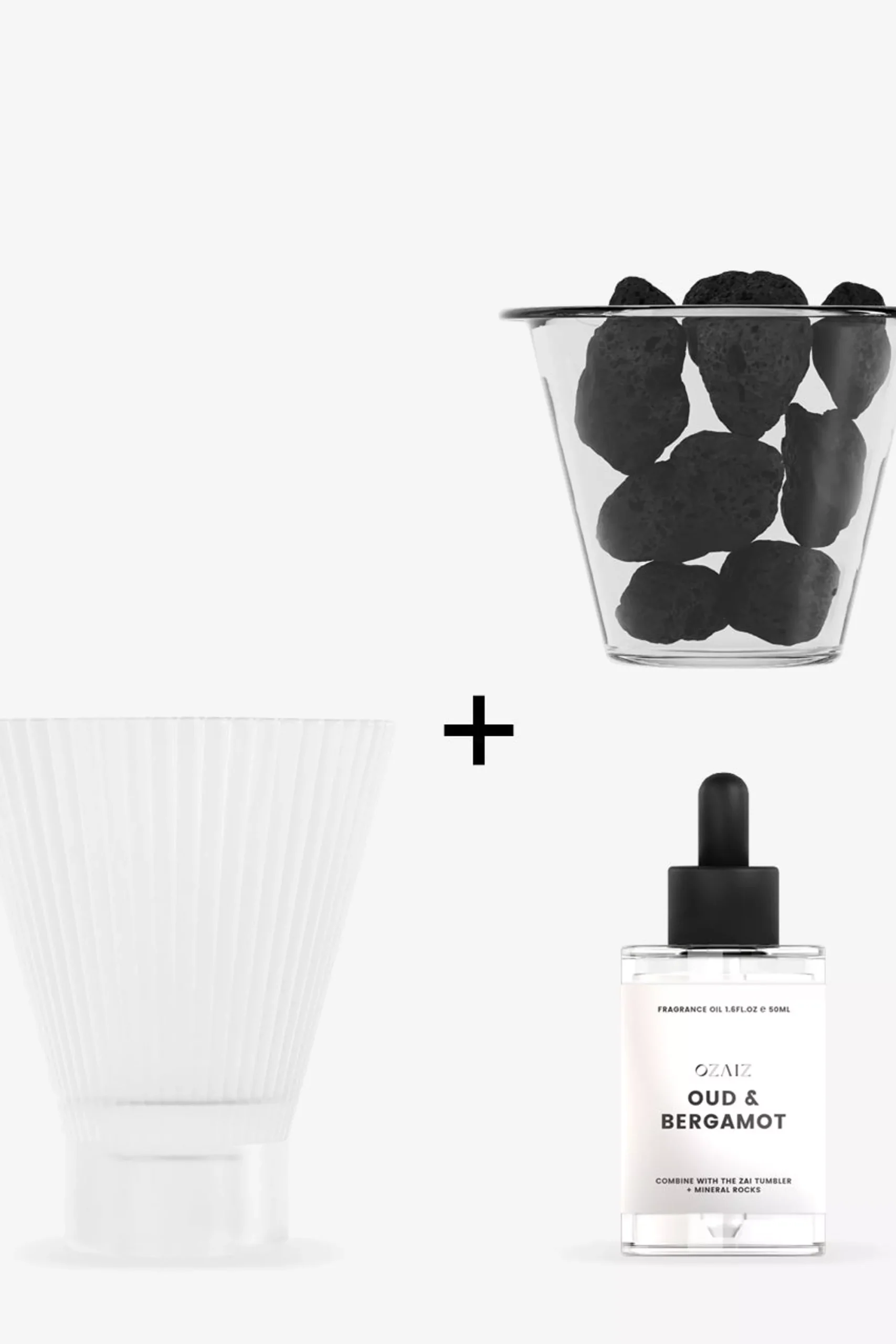 Zai Lava Rock Diffuser - Cedar & Black Cherry