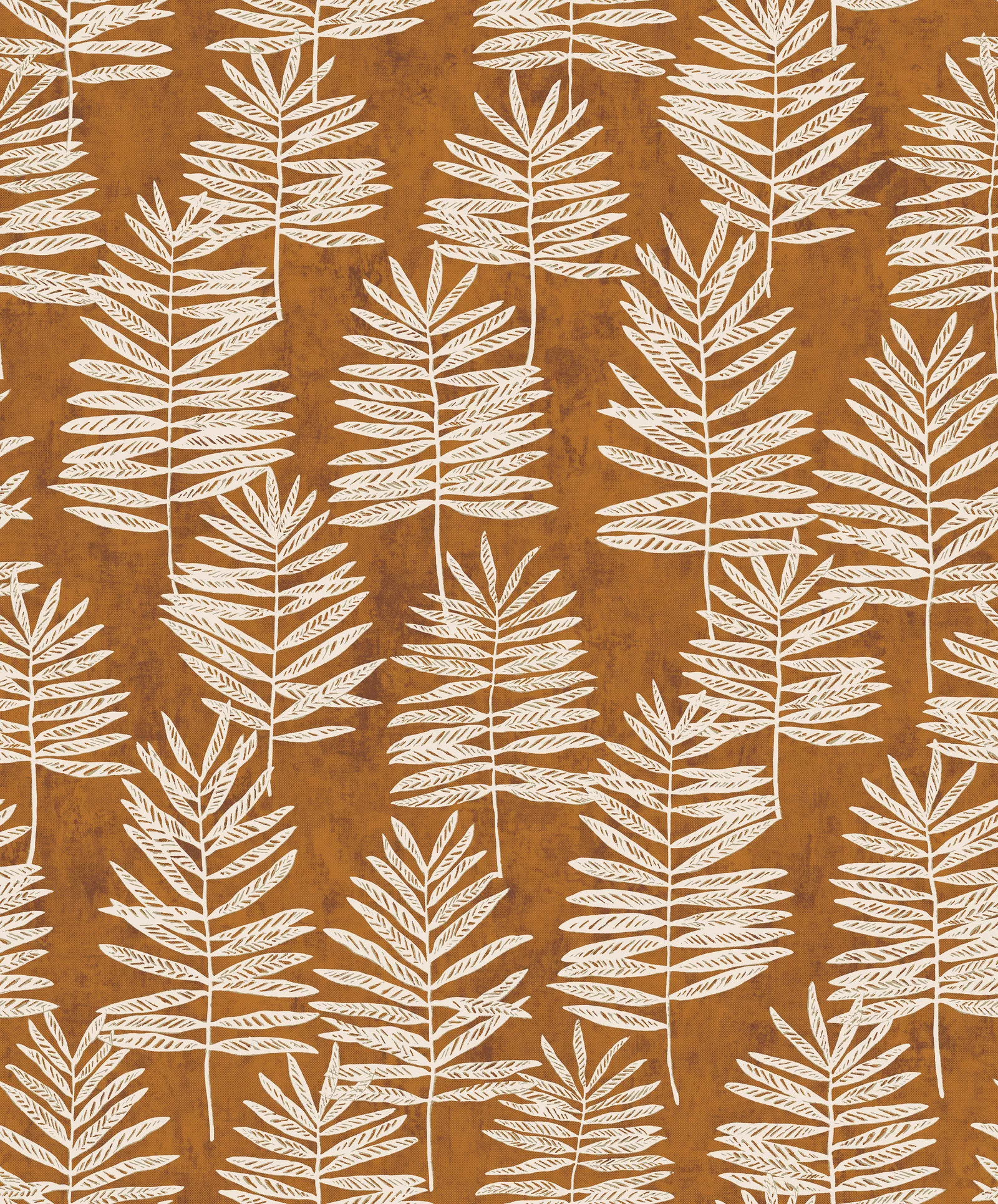 Zen Tumbling Leaf Orange Wallpaper DWP0365-06